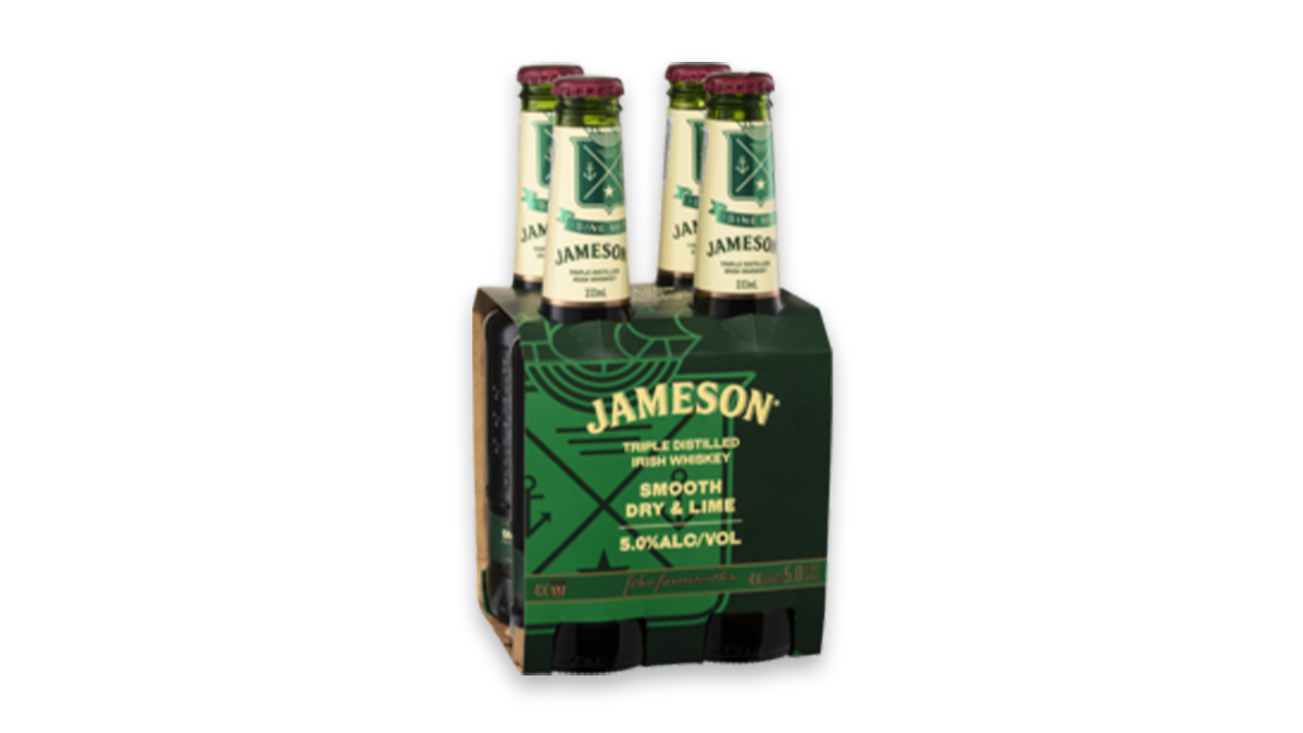 Jameson Dry & Lime 4x375ml | 6.3% ABV