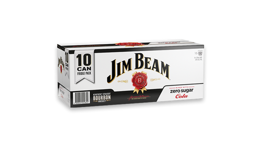 Jim Beam & Zero 10x330ml | 4.8% ABV