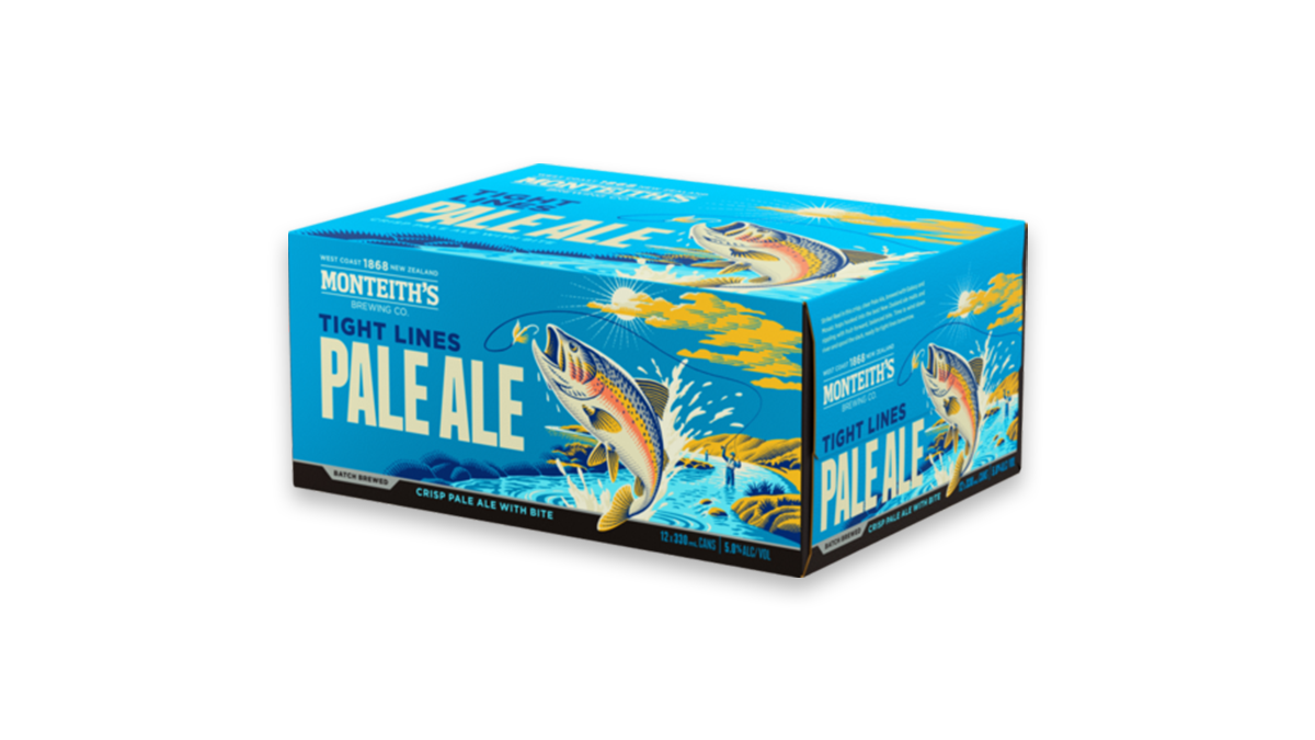 Monteiths Tight Lines Pale Ale Cans 12x330ml | 5.0% ABV