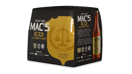 Mac's Gold 12×330ml | 4.0% ABV