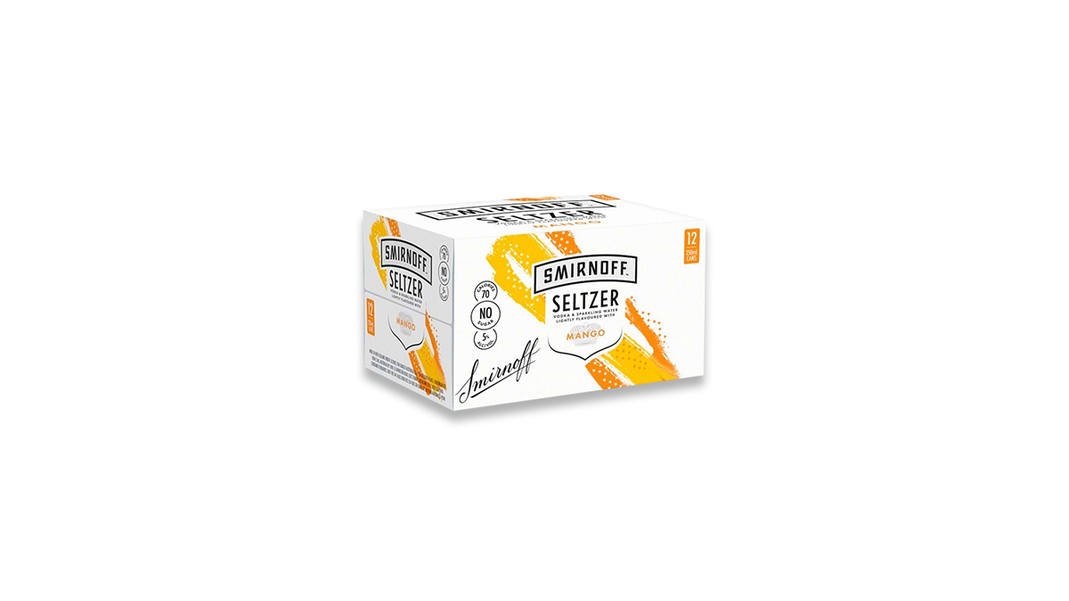 Smirnoff Seltzer Mango 12x250ml | 5.0% ABV