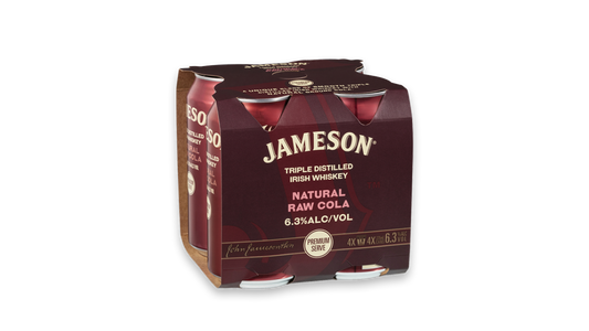 Jameson Raw Cola 4x375ml | 6.3% ABV