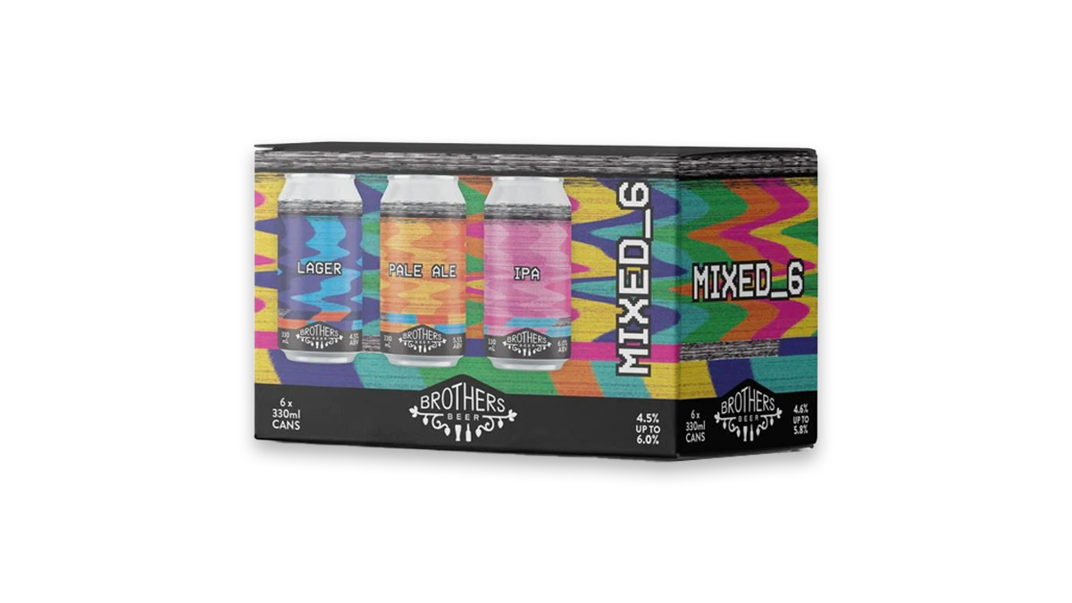 Brothers Beer Mixed 6 Cans 6x330ml | 4.5-5.8% ABV