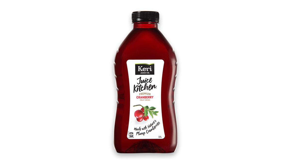 Keri Juice Kitchen Premium Cranberry Fruit Drink 1L