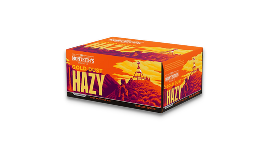 Monteiths Gold Dust Hazy Cans 12x330ml | 5.0% ABV