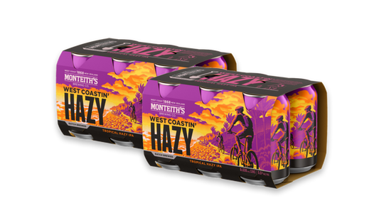 2x Monteiths West Coastin' Hazy Cans 6x330ml | 5.5% ABV