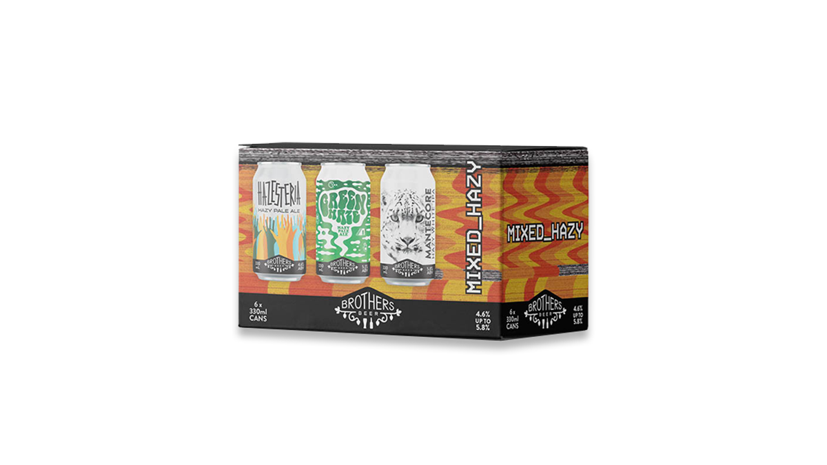 Brothers Beer Mixed Hazy Cans 6x330ml | 4.5-5.8% ABV