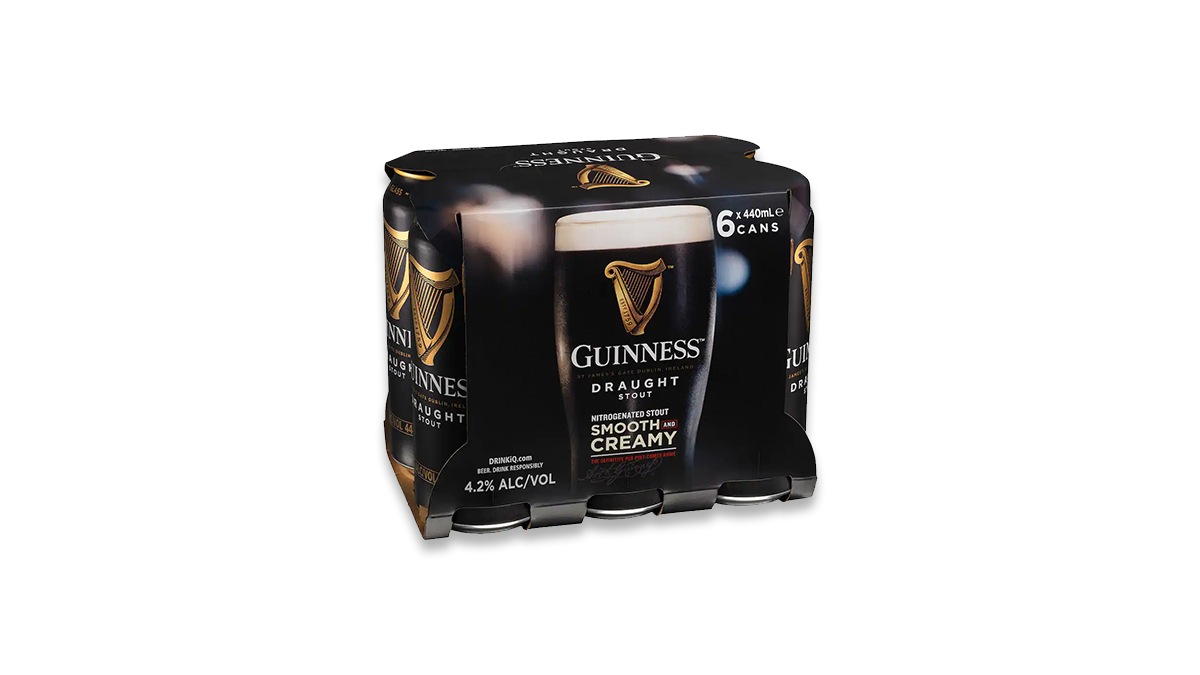 Guinness Draught Cans 6x440ml | 4.2% ABV