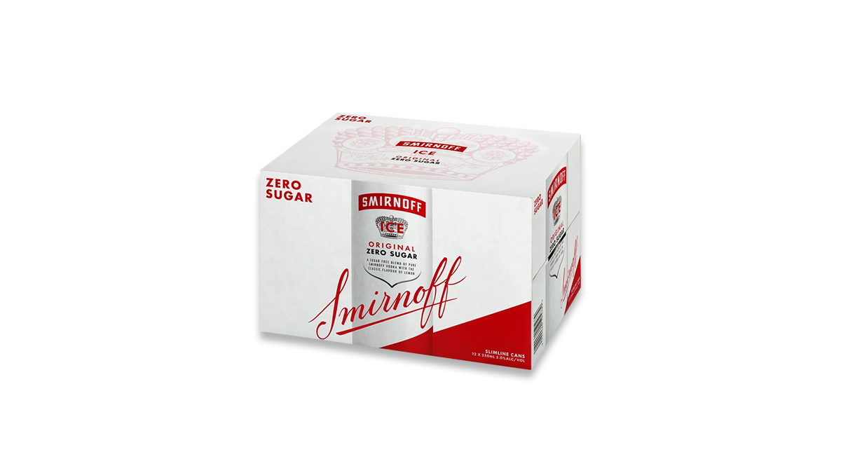 Smirnoff Ice Original Zero Sugar 12x250ml | 5.0% ABV